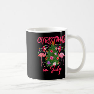 Funny Flamingo Tropical Christmas The Christmas In Coffee Mug
