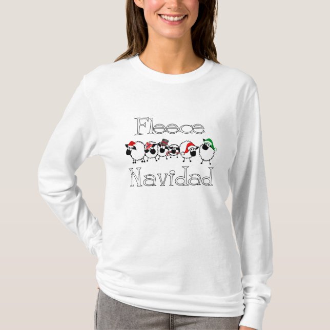 Funny Fleece Navidad Shirt (Front)