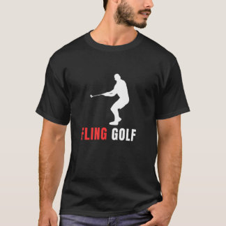 Funny Fling Golf Fun Father s Day Design Classic F T-Shirt