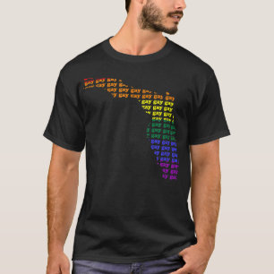 Funny Florida Gay Pride Outline Mens Womens LGBTQ  T-Shirt