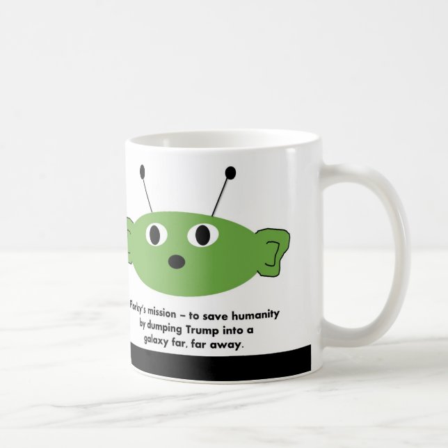 funny Florky dump Trump mug (Right)