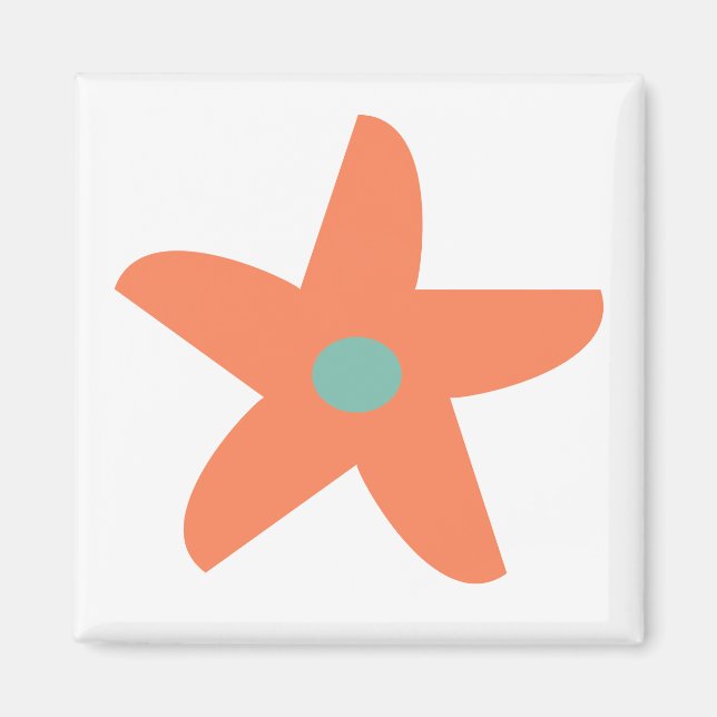 Funny Flowef Magnet (Front)