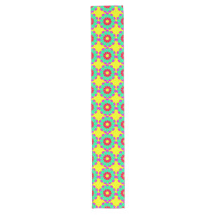 Funny Flower Power Bloom I + your backgr. & idea Long Table Runner