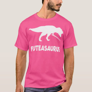 Funny Fluteasaurus Flute Dinosaur (Flute Shirt) T-Shirt