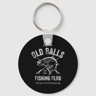 Funny Fly Fishing Birthday For Men's 50th Birthday Key Ring