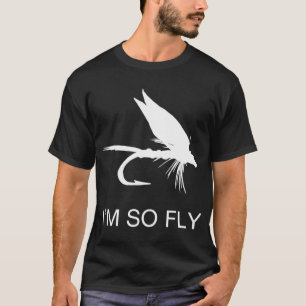 Funny Fly Fishing Fish Angling Fishermen Rod Gift T-Shirt