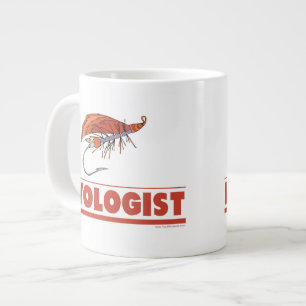 Funny Fly Fishing Large Coffee Mug