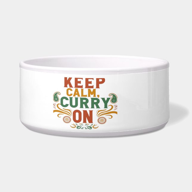 Funny Food - Ceramic Pet Bowl (Front)