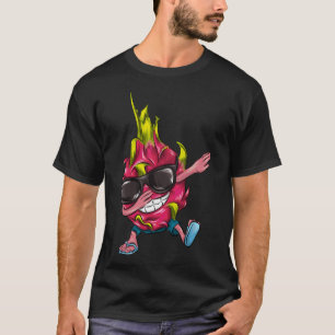Funny Food Dabbing Dragon Fruit Bubble tea Cruise  T-Shirt