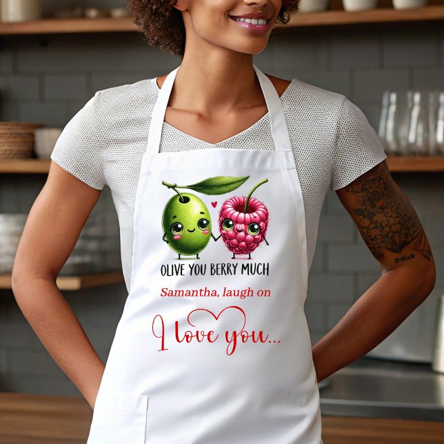 Funny Food Personalized Romantic Love Gift Apron (Funny Food Personalized Romantic Love Gift Apron)