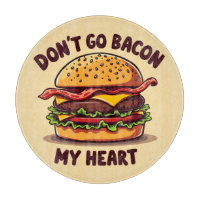 Funny Food Pun Bacon Lover Cheeseburger Design