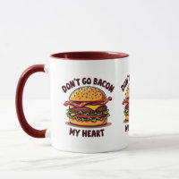 Funny Food Pun Bacon Lover Cheeseburger Design