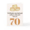 Funny food quote 70th birthday card