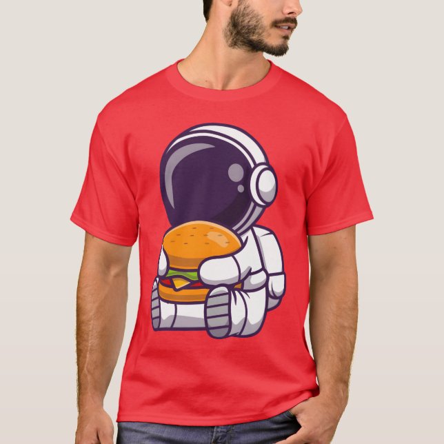 funny food retro T-Shirt (Front)