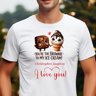 Funny Food Valentine Gift for Him Personalized T-Shirt