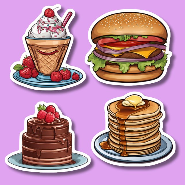 Funny Foodie Set Waterproof  (Creator Uploaded)