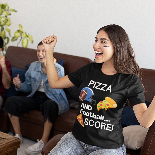 Funny Football and Pizza T-Shirt (Creator Uploaded)