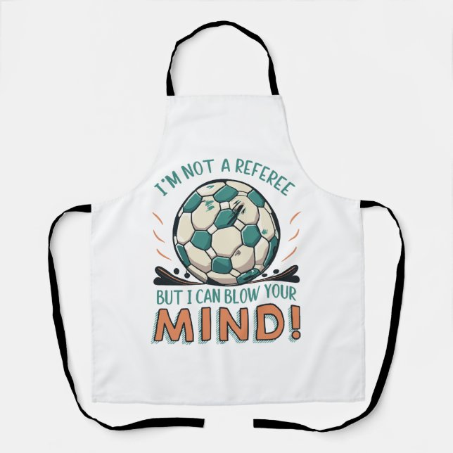 Funny Football Design Apron (Front)