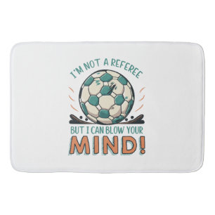 Funny Football Design Bath Mat