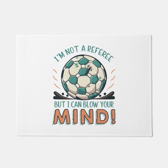 Funny Football Design Doormat (Front)