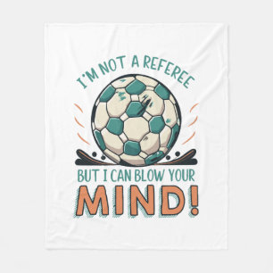 Funny Football Design Fleece Blanket
