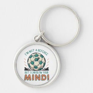 Funny Football Design Key Ring