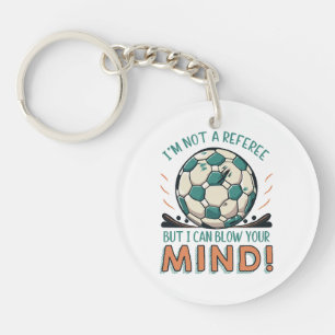 Funny Football Design Key Ring