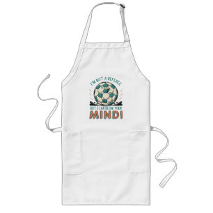 Funny Football Design Long Apron