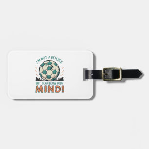 Funny Football Design Luggage Tag