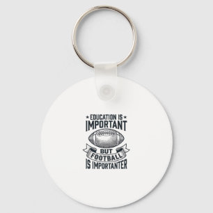Funny Football Education Vintage Shirt Design (2)_ Key Ring