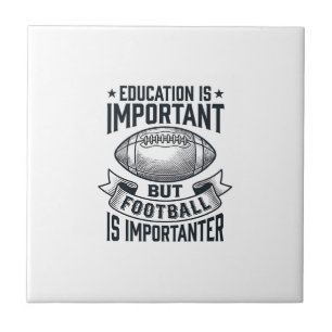 Funny Football Education Vintage Shirt Design (2)_ Tile