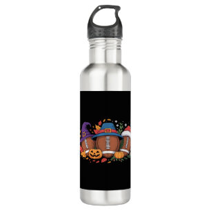 Funny Football Halloween Thanksgiving Xmas Spooky  710 Ml Water Bottle
