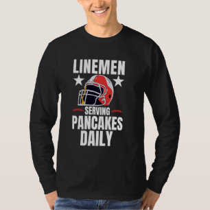 Funny Football Lineman Art For Men Women Offensive T-Shirt