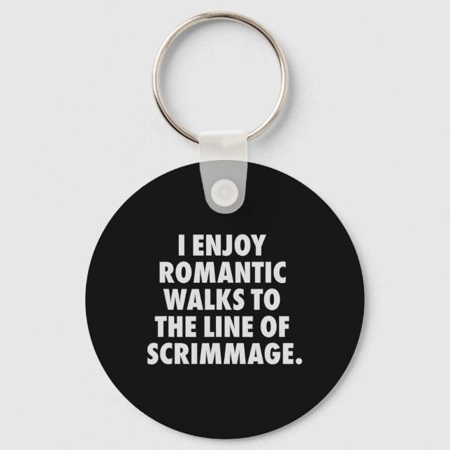 Funny Football Lineman For Men Offensive  Key Ring (Front)