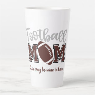 Funny Football Mum  Latte Mug