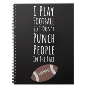 Funny Football Players Notebook