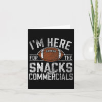 Funny Football Snacks And Commercials Gifts For Me