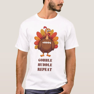 Funny Football Turkey Thanksgiving T-Shirt