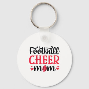 Funny Footll And Cheerleading Mum Cheer Mum Key Ring