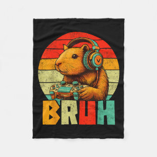 Funny For Capybara Lovers Mens Boys Kids Graphics  Fleece Blanket