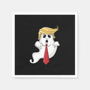 Funny For Halloween, Donald Costume Classic Napkin