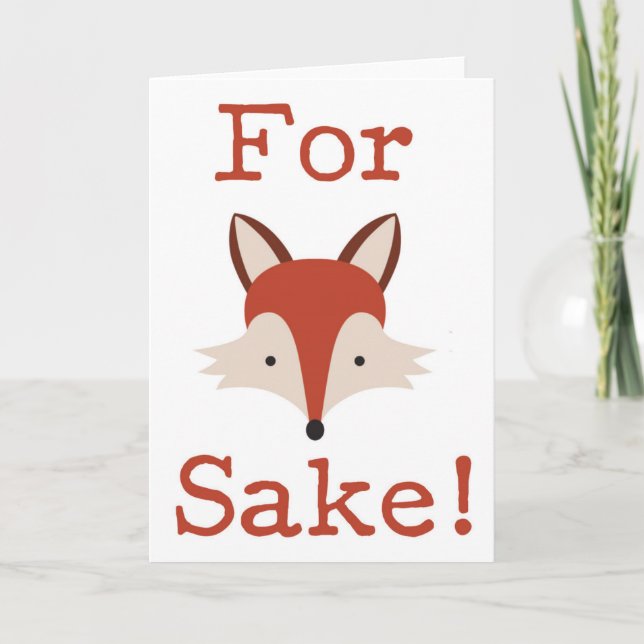 Funny For Sake - Birthday Greeting Card (Front)
