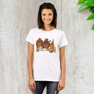 Funny Forest Animals Cute Woodland Creatures T-Shirt