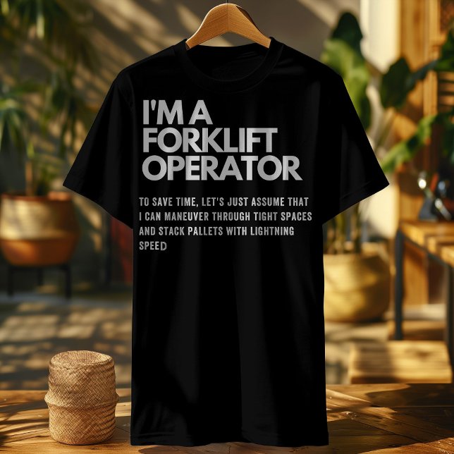 funny forklift certified meme quote T-Shirt (Creator Uploaded)