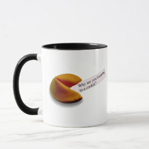 Funny fortune cookie saying w/Name Mug