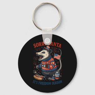 Funny Fourth 4th Of July Independence Day Patrioti Key Ring