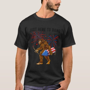 Funny Fourth Of July 4Th Of July I'M Just Here To  T-Shirt