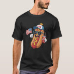 Funny Fourth of July Hotdog Patriotic USA Flag 4th T-Shirt<br><div class="desc">Funny Fourth of July Hotdog Patriotic USA Flag 4th of July Swea</div>