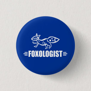 Funny Fox 3 Cm Round Badge