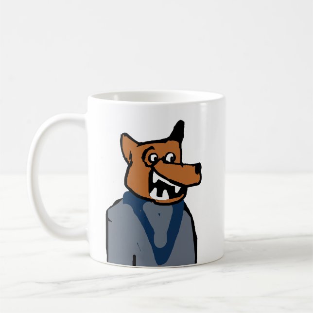 Funny Fox Coffee Mug (Left)